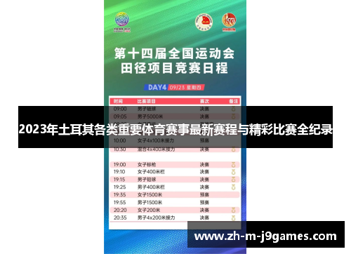 2023年土耳其各类重要体育赛事最新赛程与精彩比赛全纪录 2023年土耳其各类重要体育赛事最新赛程与精彩比赛全纪录